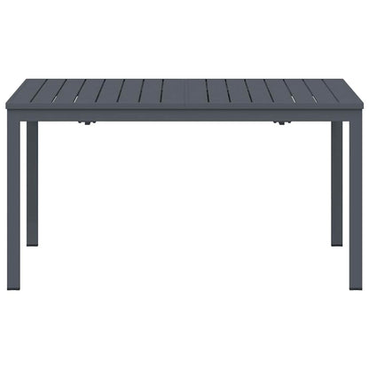 vidaXL Patio Table Anthracite 180 x 80 x 74 cm Powder-Coated Steel