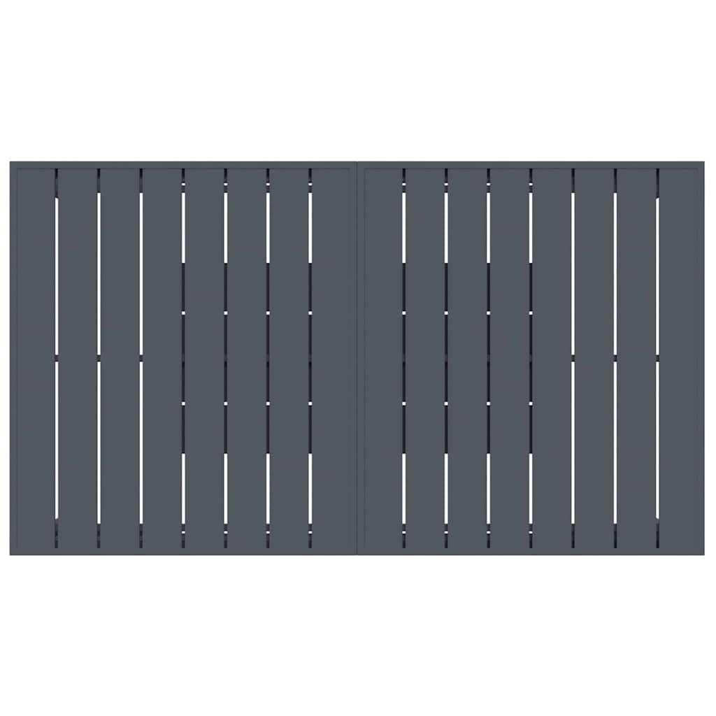 vidaXL Patio Table Anthracite 180 x 80 x 74 cm Powder-Coated Steel