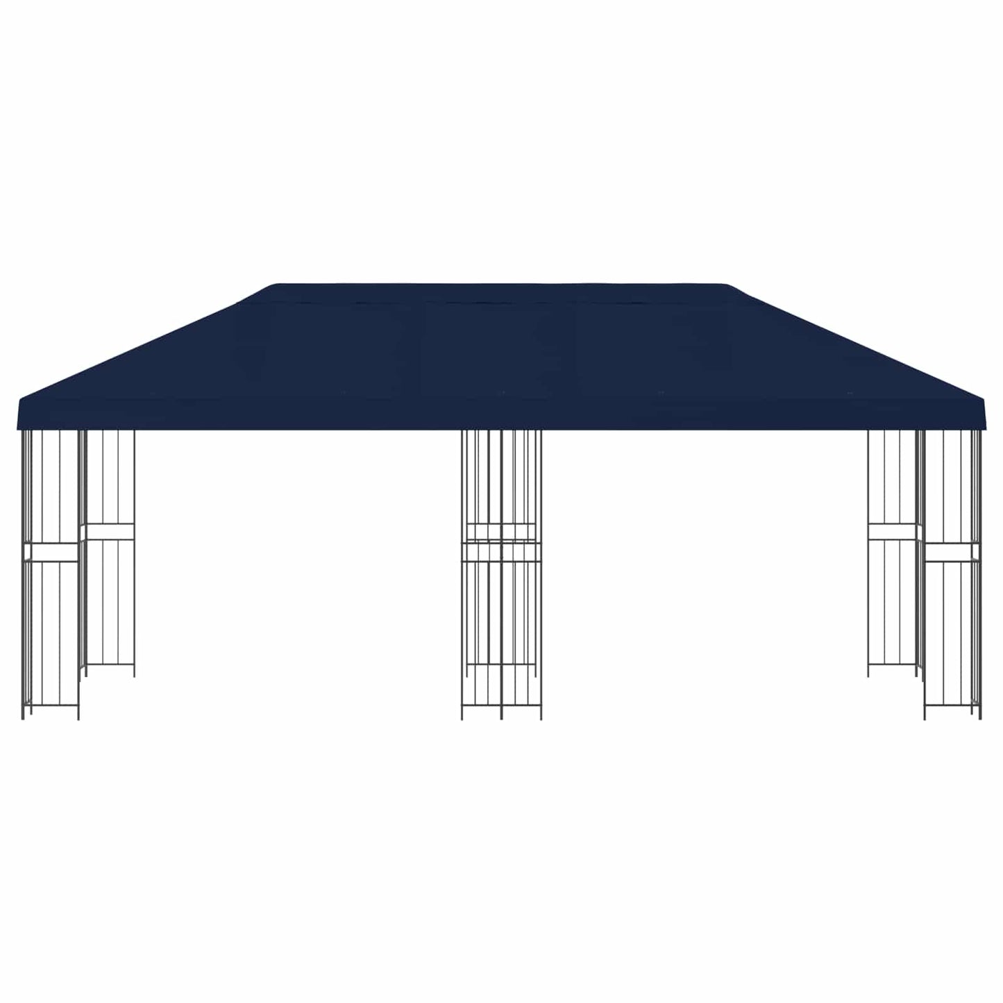vidaXL Garden Gazebo 6 x 3 m Blue Polyester and Steel 190 gsm