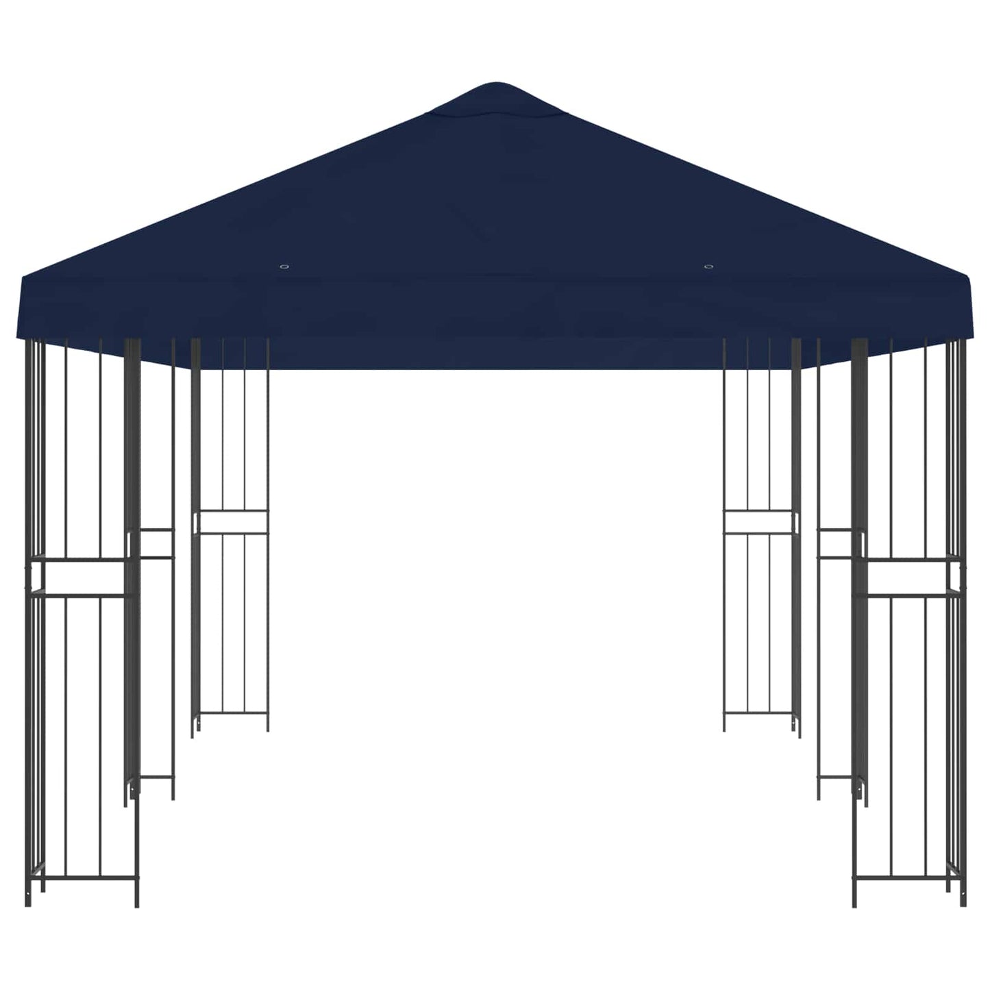 vidaXL Garden Gazebo 6 x 3 m Blue Polyester and Steel 190 gsm