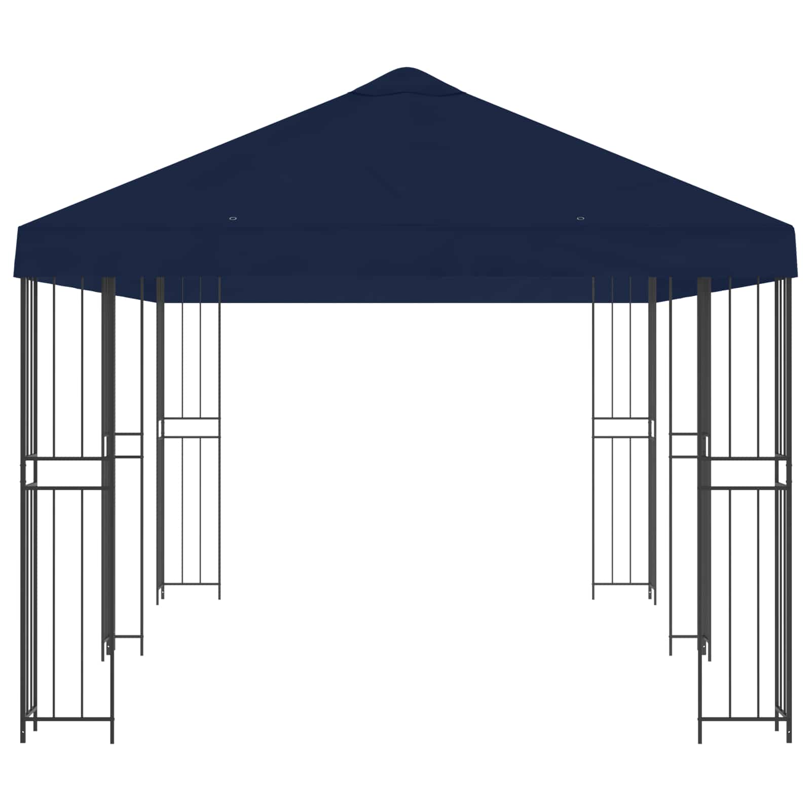 vidaXL Garden Gazebo 6 x 3 m Blue Polyester and Steel 190 gsm