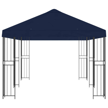 vidaXL Garden Gazebo 6 x 3 m Blue Polyester and Steel 190 gsm