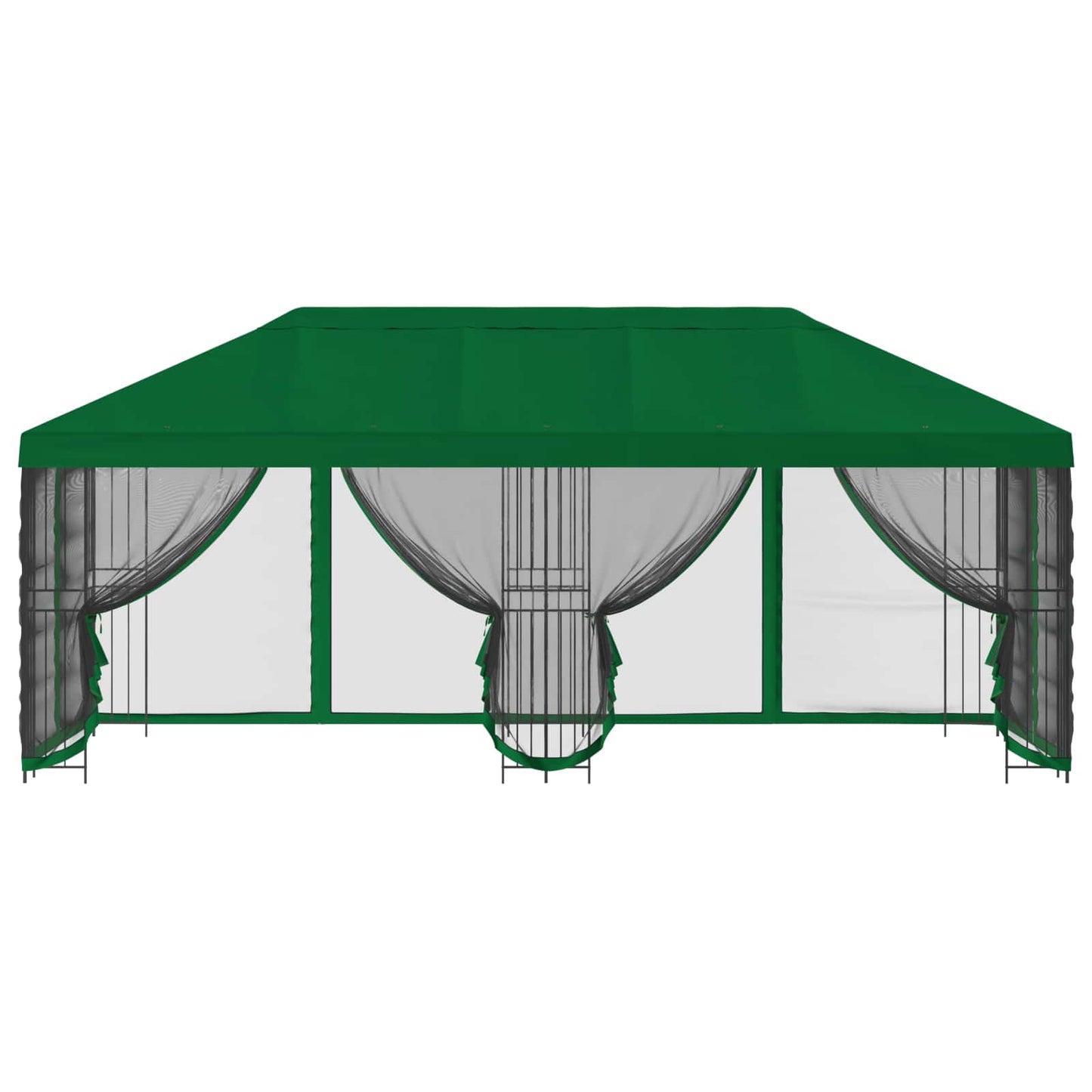 vidaXL 6 x 3 m Green Polyester and Steel 190 gsm