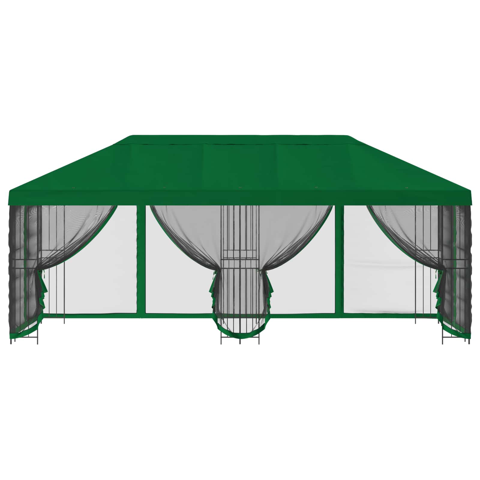 vidaXL 6 x 3 m Green Polyester and Steel 190 gsm