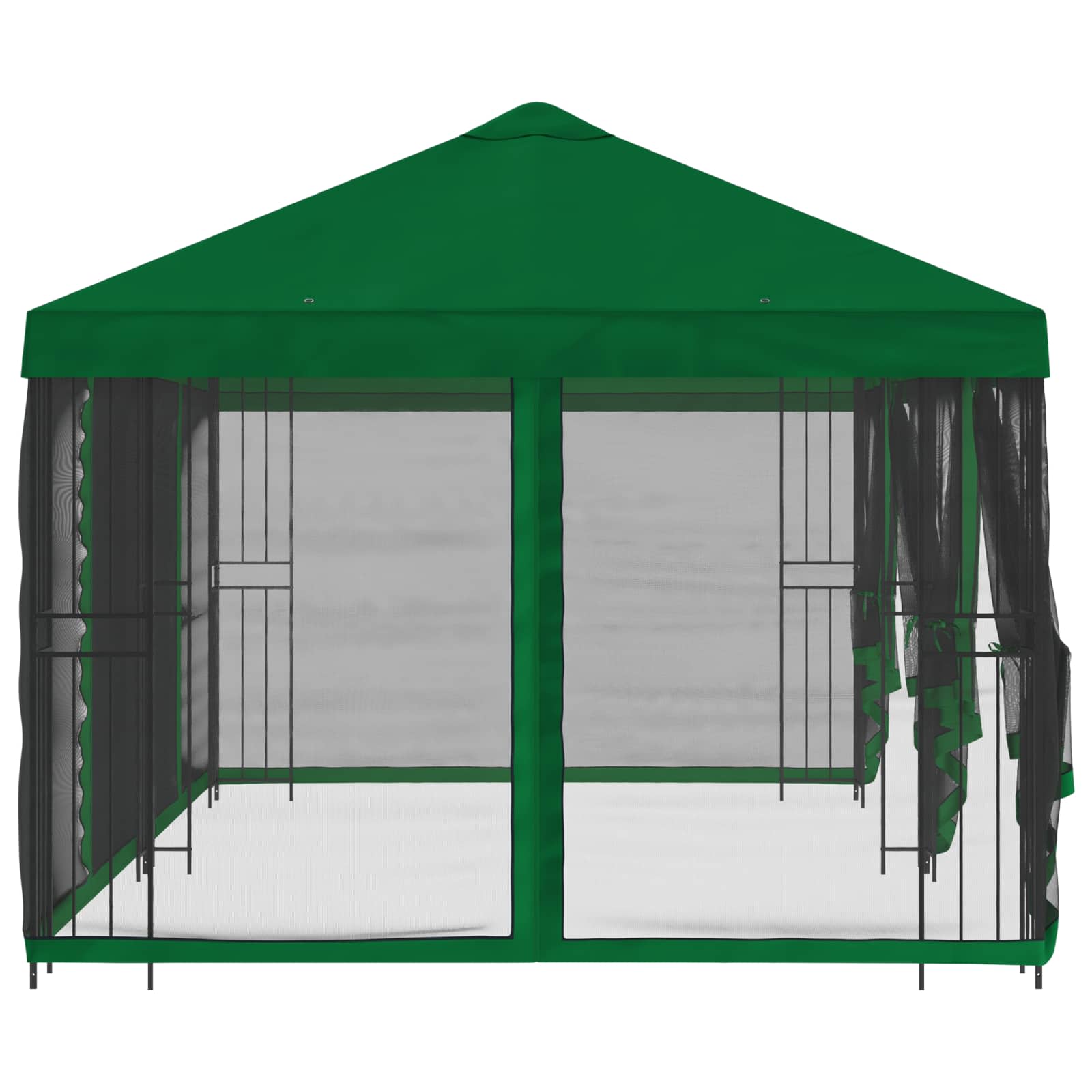 vidaXL 6 x 3 m Green Polyester and Steel 190 gsm