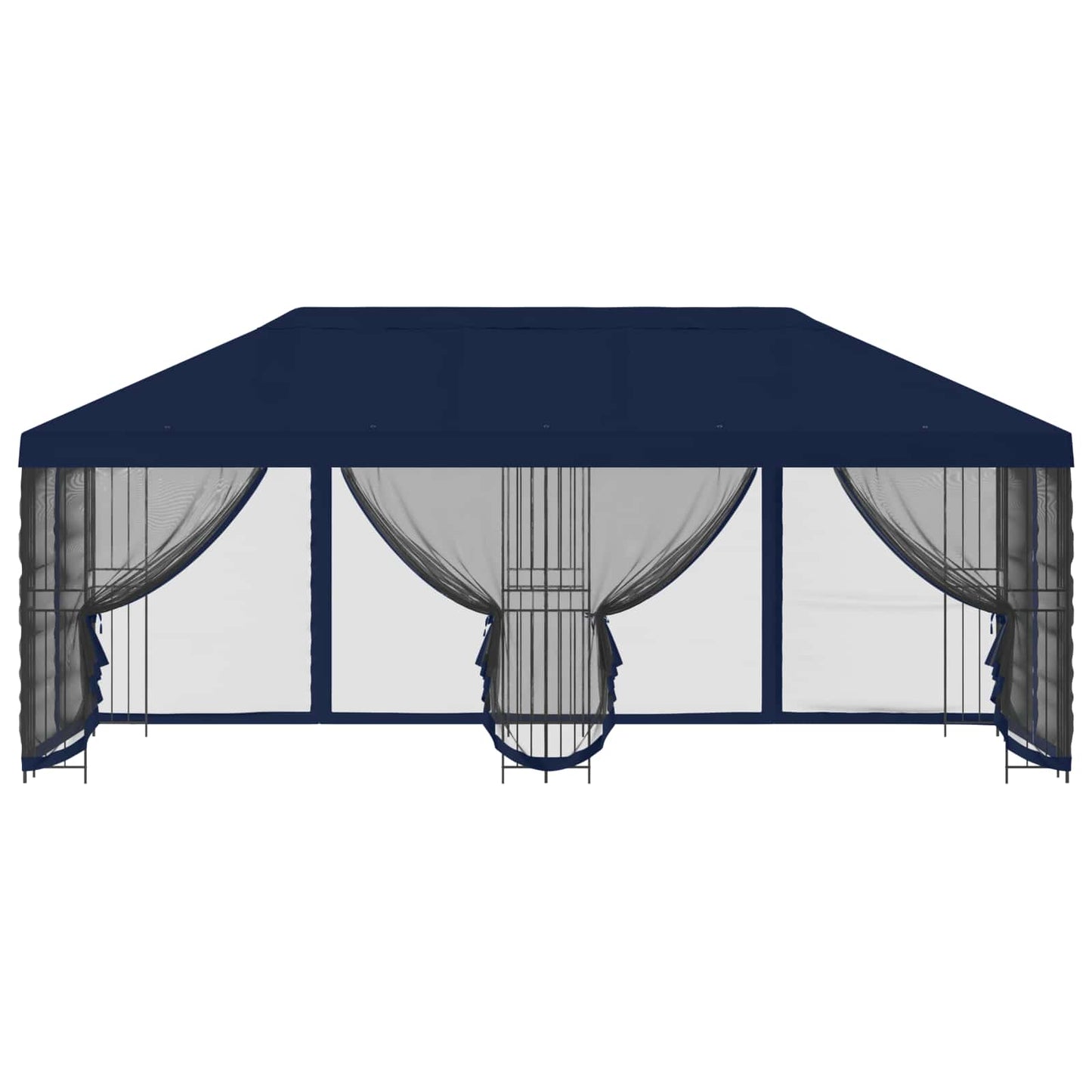 vidaXL 6 x 3 m Blue Polyester and Steel 190 gsm
