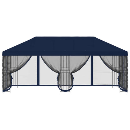 vidaXL 6 x 3 m Blue Polyester and Steel 190 gsm