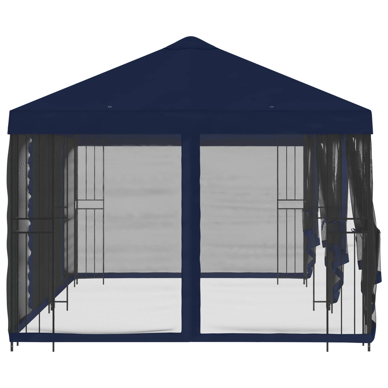 vidaXL 6 x 3 m Blue Polyester and Steel 190 gsm