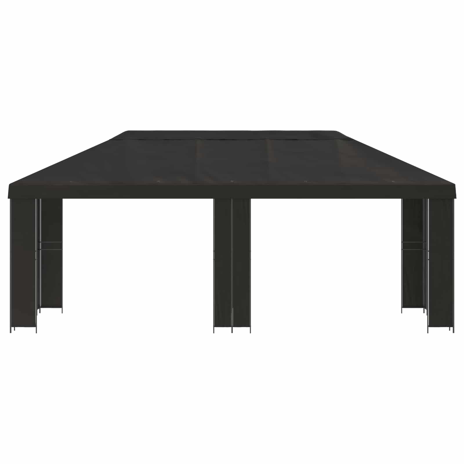 vidaXL Garden Gazebo 6 x 3 m Anthracite Polyester and Steel 190 gsm - 62808