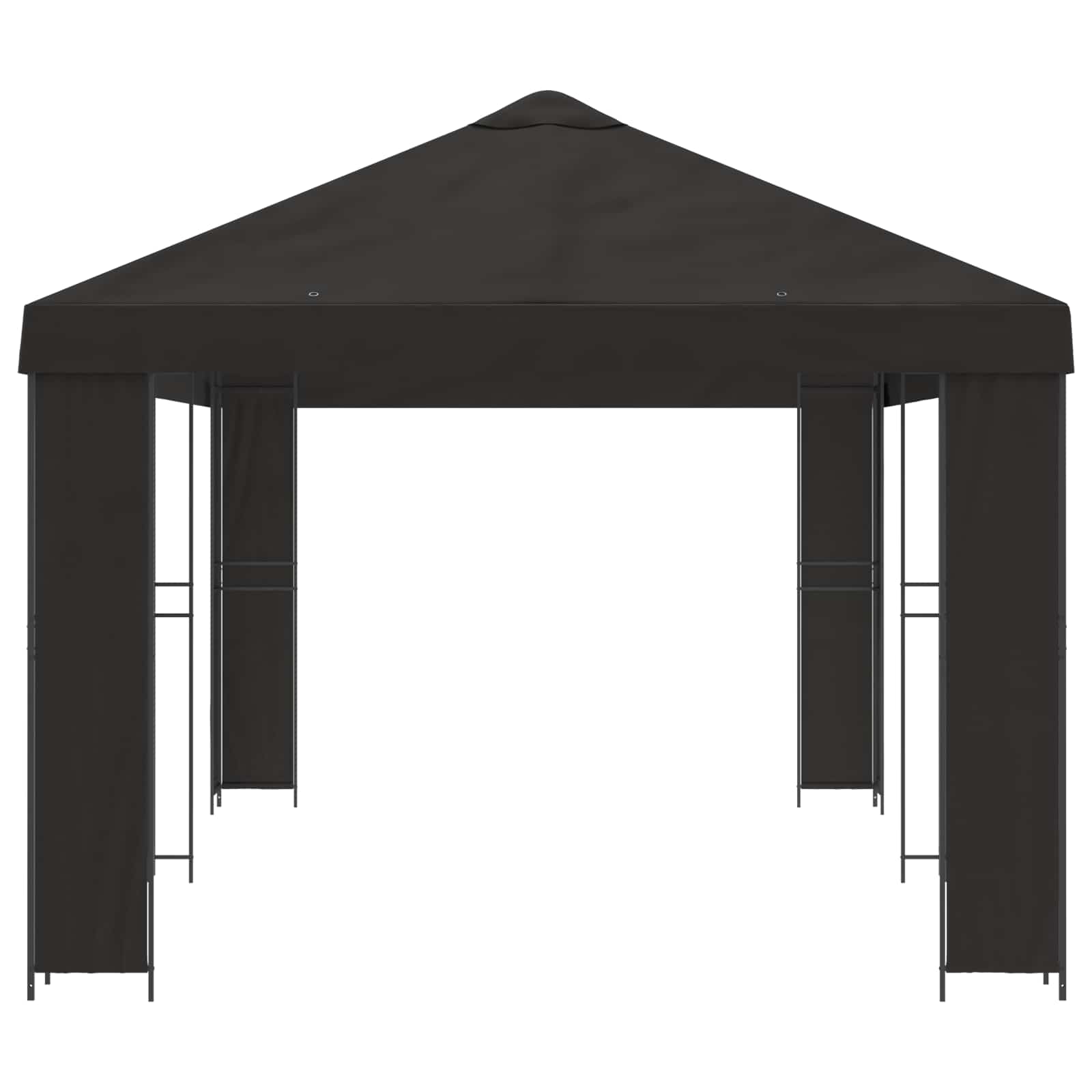 vidaXL Garden Gazebo 6 x 3 m Anthracite Polyester and Steel 190 gsm - 62808