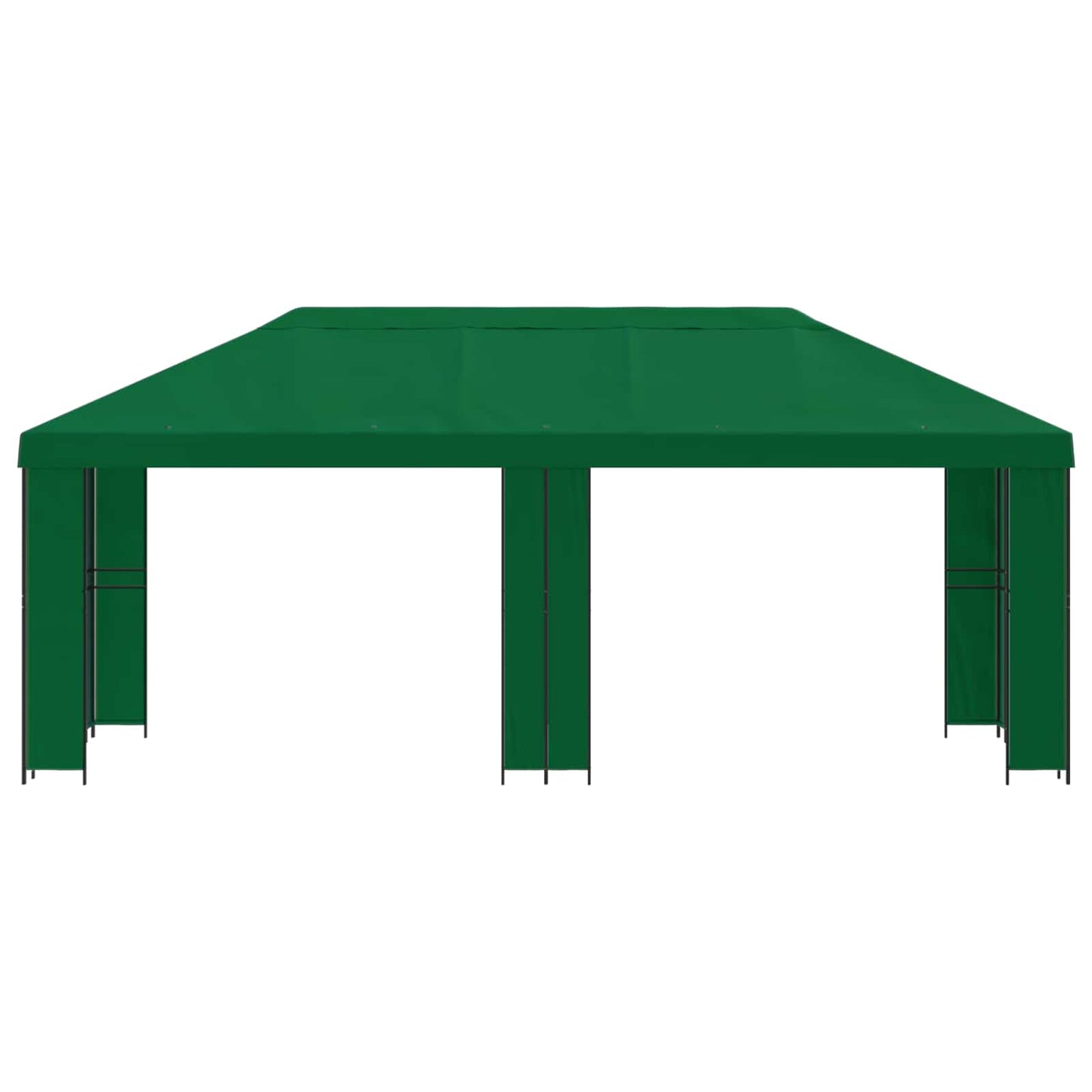 vidaXL Garden Gazebo 6 x 3 m Green Polyester and Steel 190 gsm - 62822