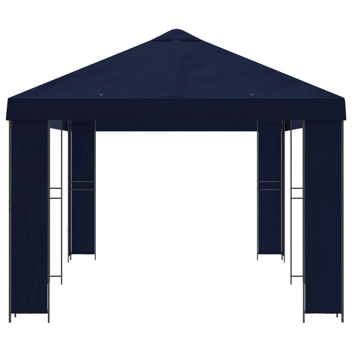 vidaXL Garden Gazebo 6 x 3 m Blue Polyester and Steel 190 gsm - 62827