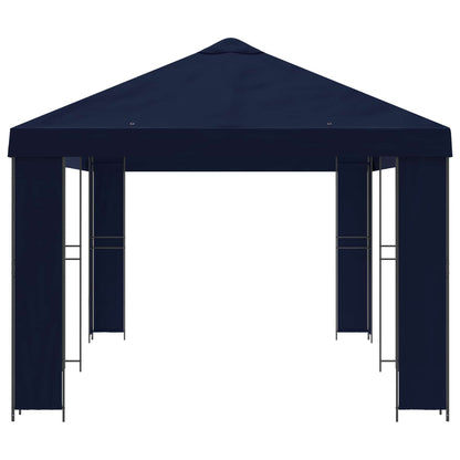 vidaXL Garden Gazebo 6 x 3 m Blue Polyester and Steel 190 gsm - 62827