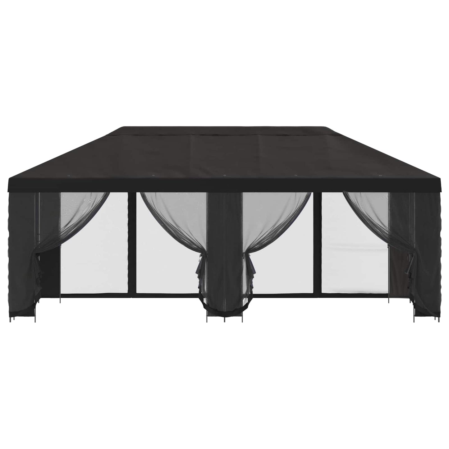 vidaXL Garden Gazebo with Sidewalls 6 x 3 m Anthracite