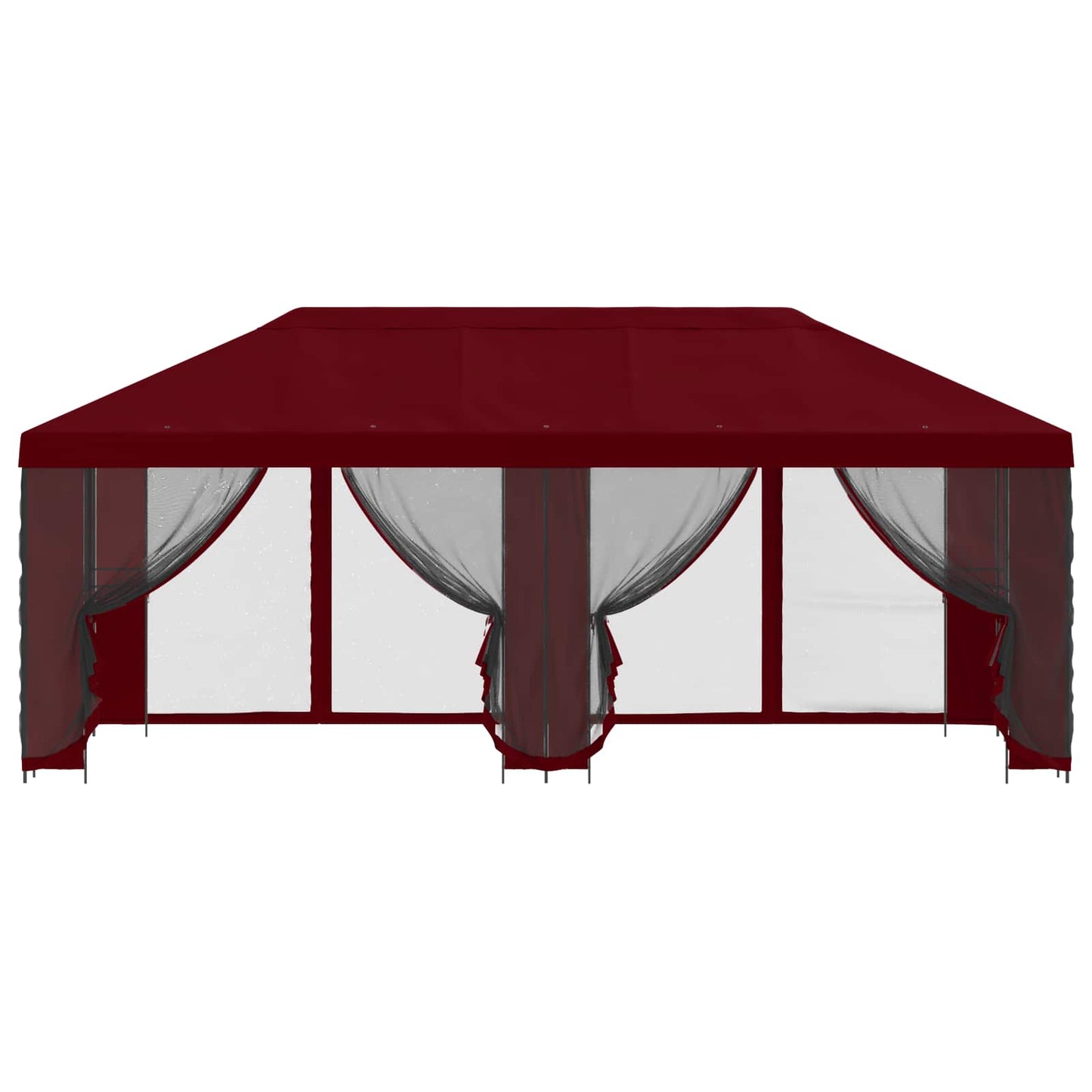 vidaXL Garden Gazebo with Sidewalls 6 x 3 m Burgundy
