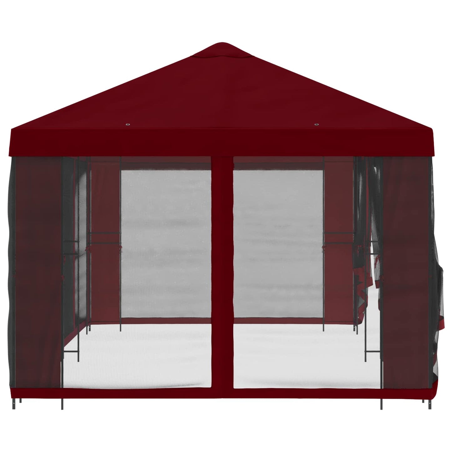 vidaXL Garden Gazebo with Sidewalls 6 x 3 m Burgundy