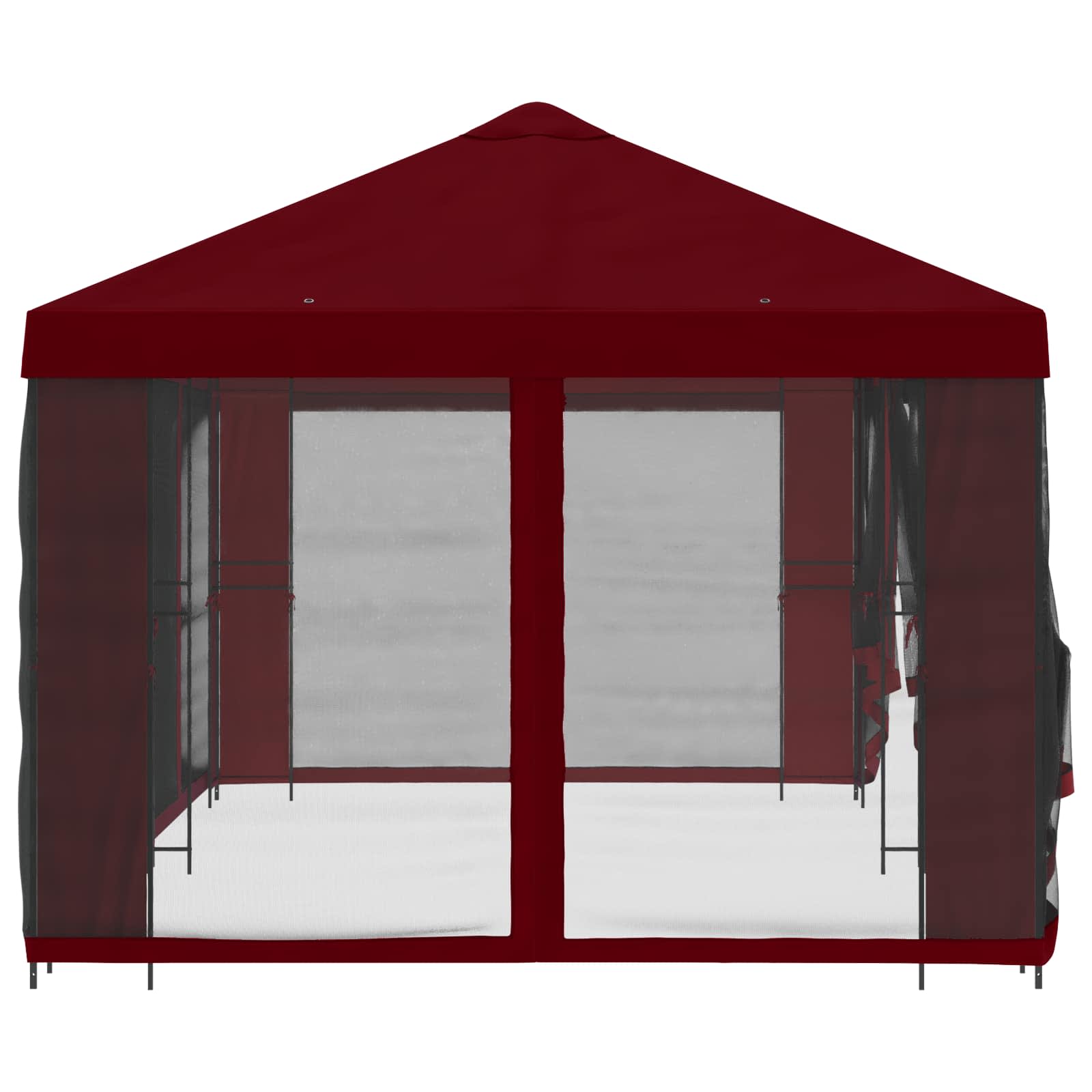 vidaXL Garden Gazebo with Sidewalls 6 x 3 m Burgundy
