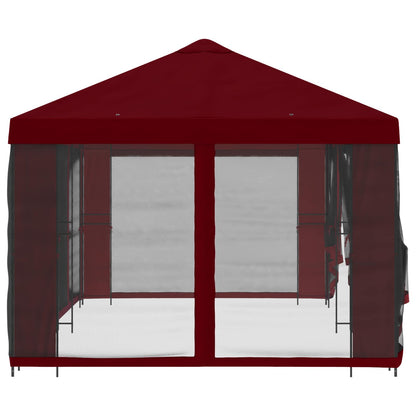 vidaXL Garden Gazebo with Sidewalls 6 x 3 m Burgundy