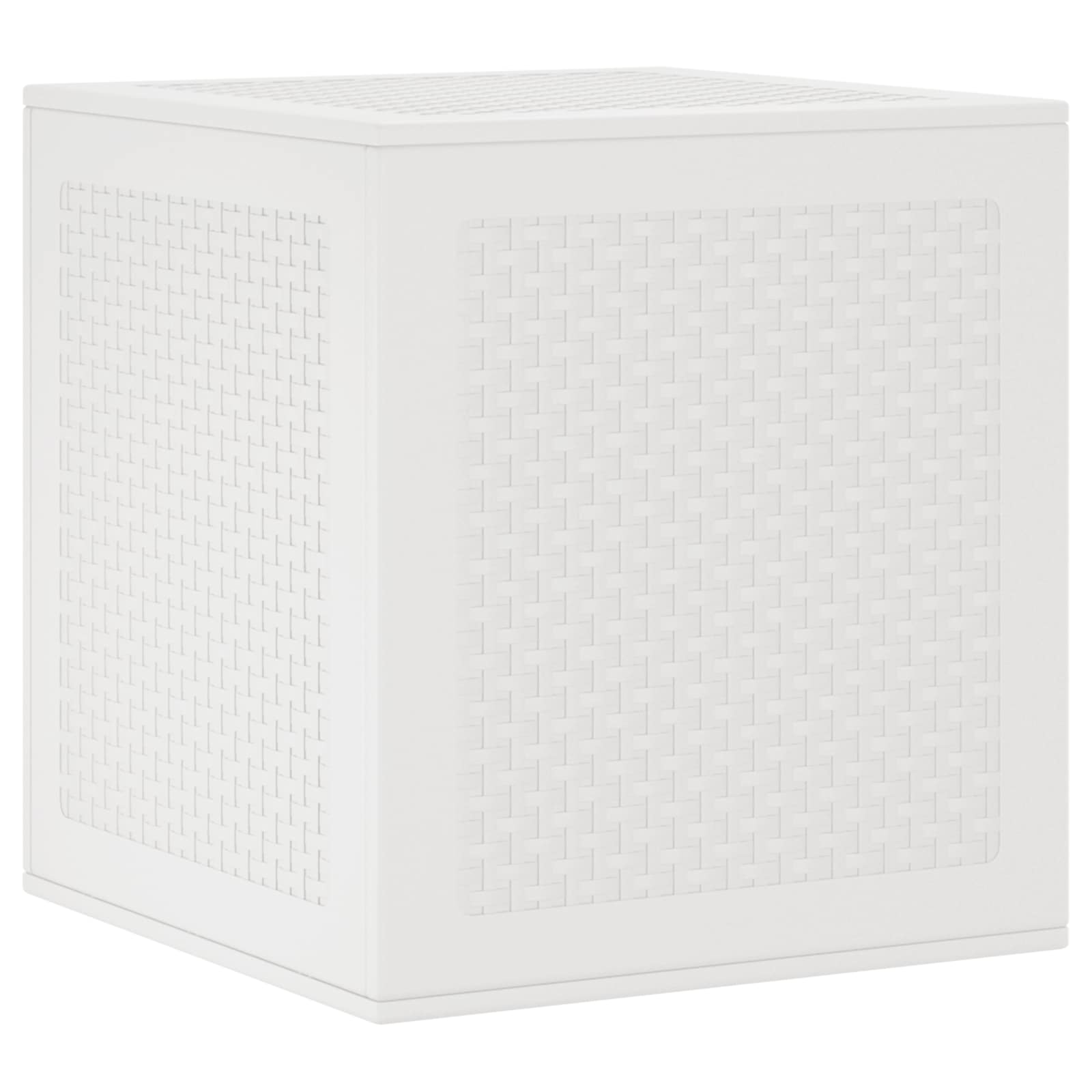 vidaXL Storage Box with Storage White 55 x 53 x 57 cm Polypropylene
