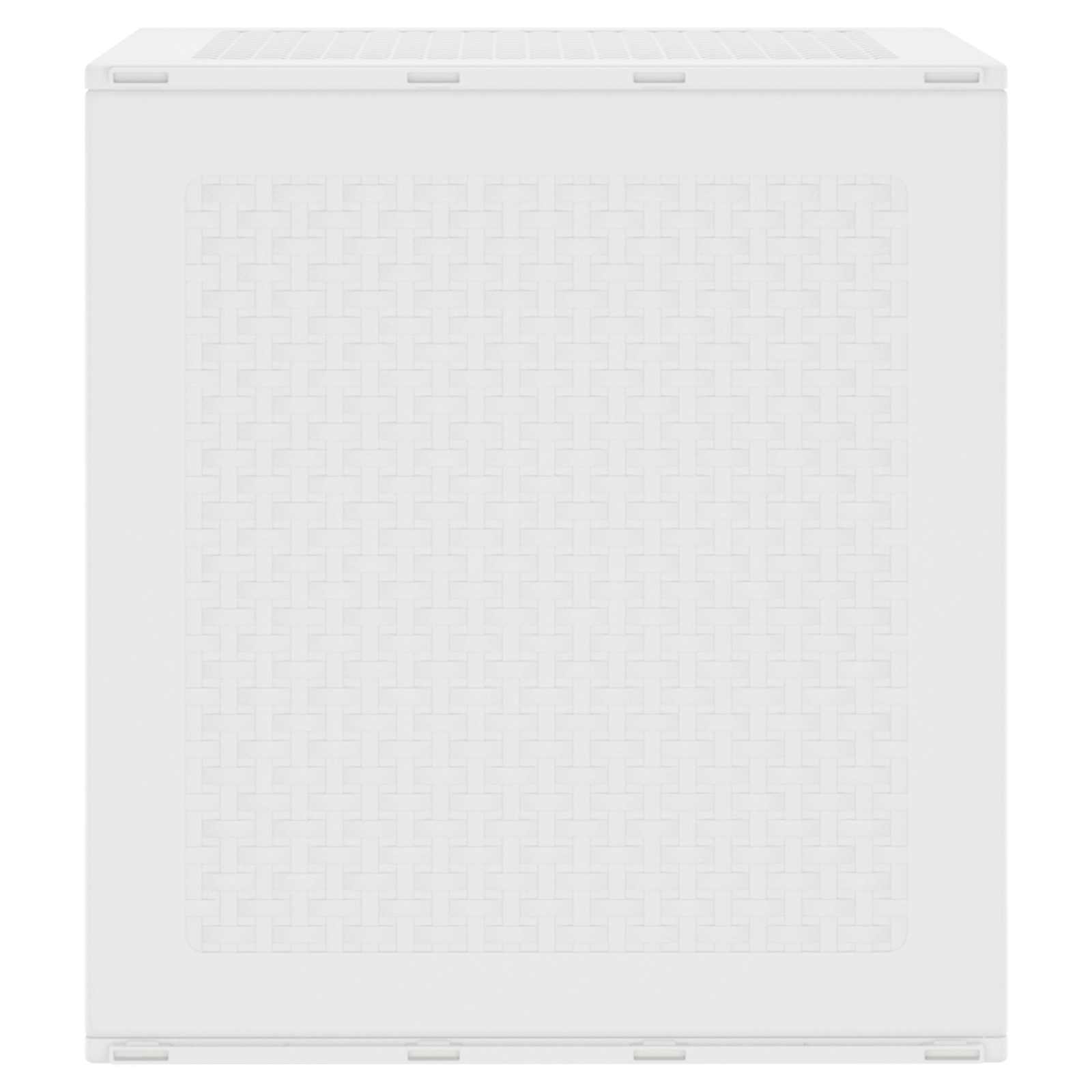 vidaXL Storage Box with Storage White 55 x 53 x 57 cm Polypropylene