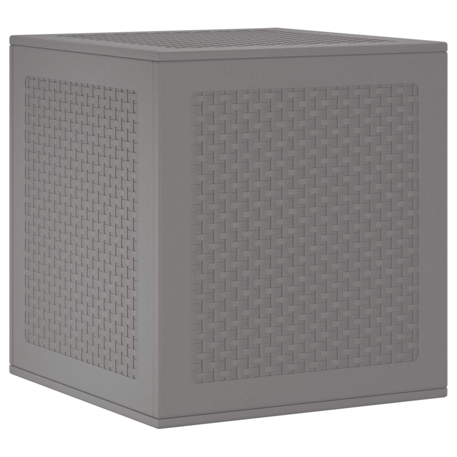 vidaXL Storage Box Light Grey 55 x 53 x 57 cm Polypropylene