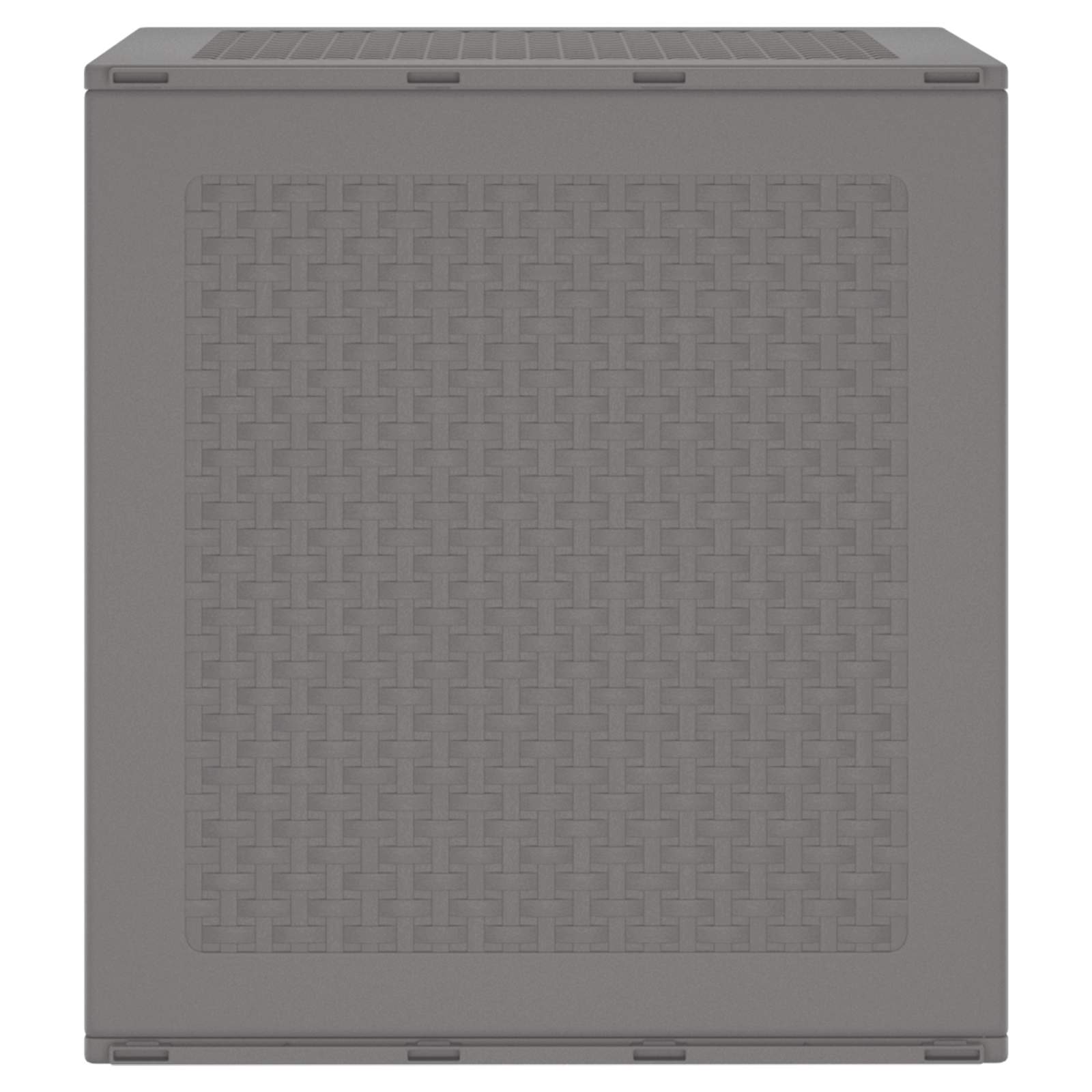 vidaXL Storage Box Light Grey 55 x 53 x 57 cm Polypropylene