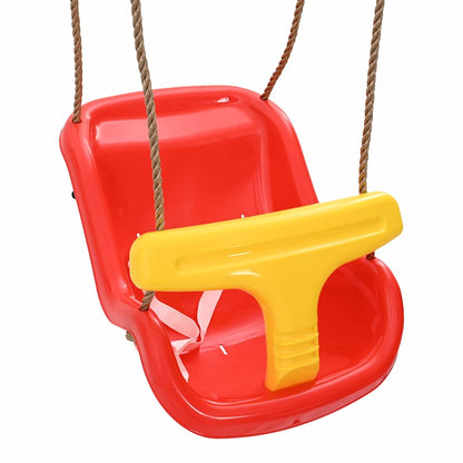 vidaXL Baby Swing 2 pcs Red 36 x 43 x 42 cm Plastic