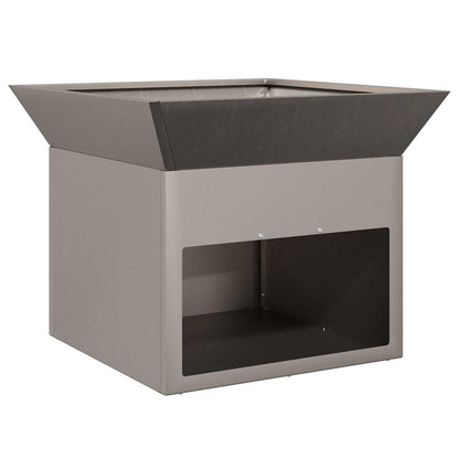 vidaXL Fire Pit Rusty 50 x 50 x 40 cm Weathering steel - Copper - 10782