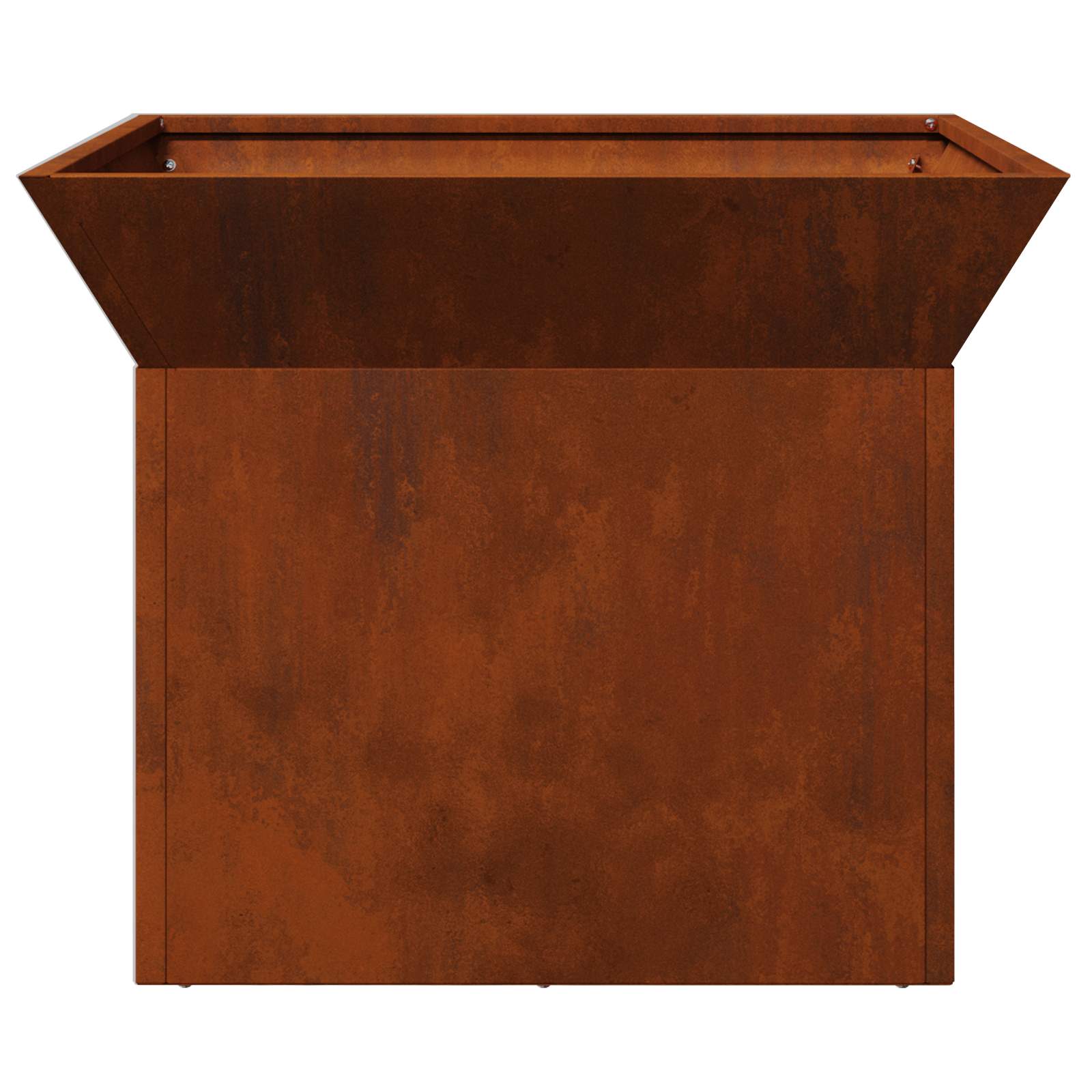 vidaXL Fire Pit Rusty 50 x 50 x 40 cm Weathering steel - Copper - 10782