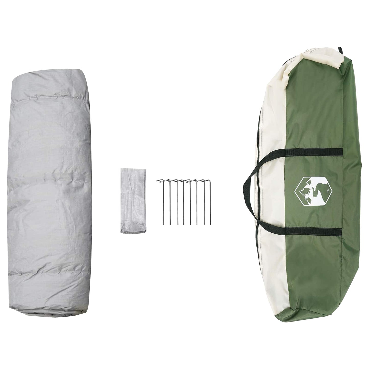 vidaXL Instant Tent 2-Person Quick-Release 2-Person Green - 160 x 160 x 227 cm