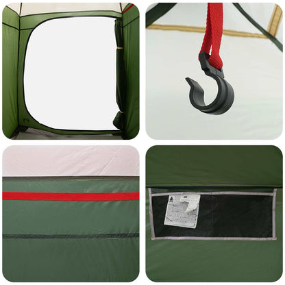 vidaXL Instant Tent 2-Person Quick-Release 2-Person Green - 160 x 160 x 227 cm