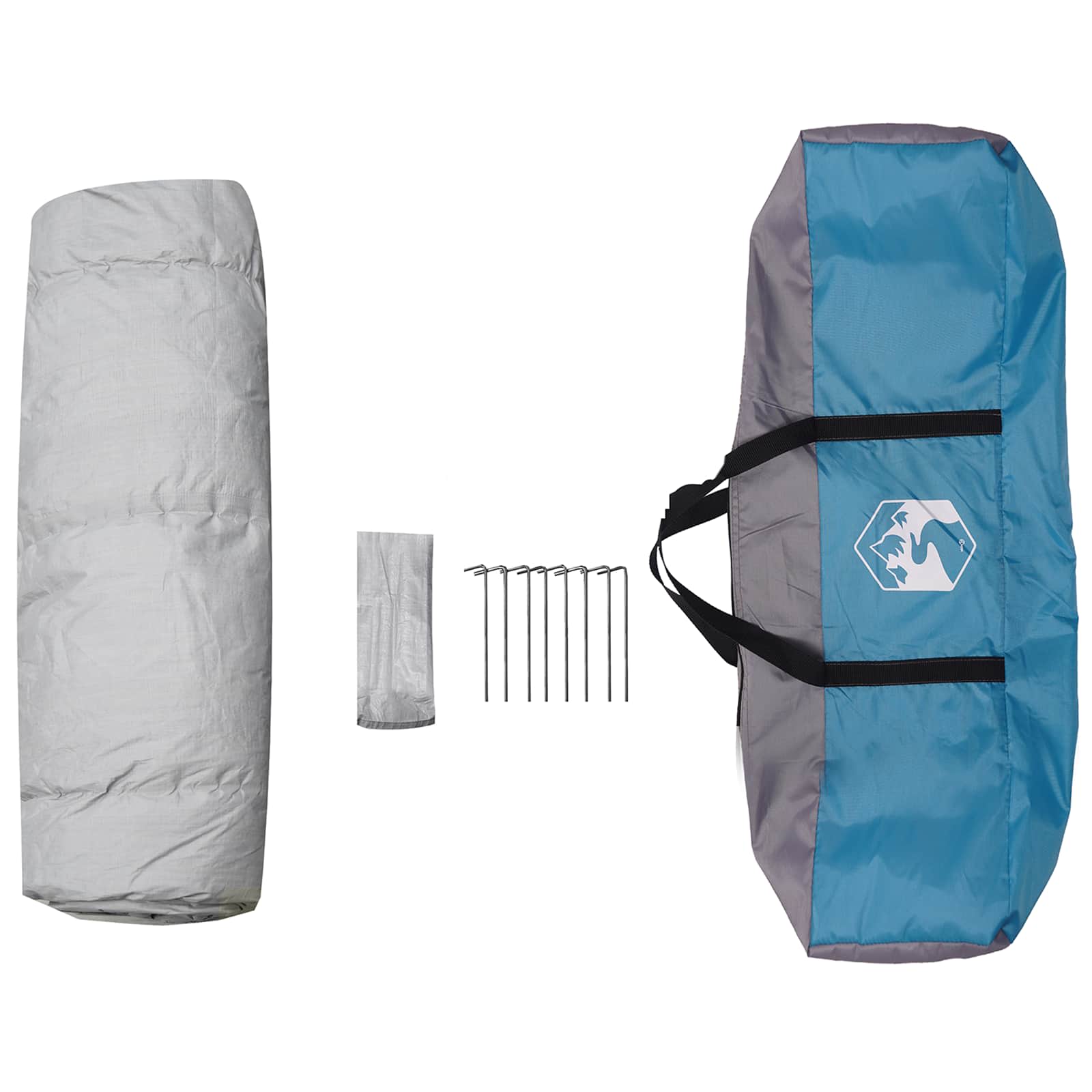 vidaXL Instant Tent 2-Person Quick-Release 2-Person Blue - 160 x 160 x 227 cm