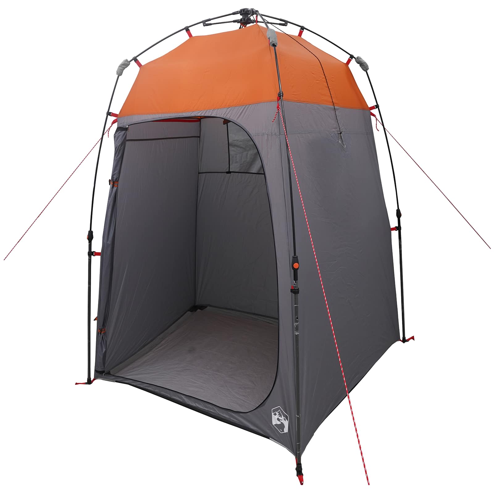vidaXL Instant Tent 2-Person Quick-Release 2-Person Grey and Orange - 160 x 160 x 227 cm