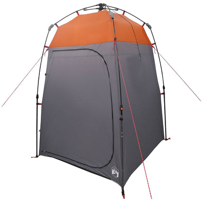 vidaXL Instant Tent 2-Person Quick-Release 2-Person Grey and Orange - 160 x 160 x 227 cm
