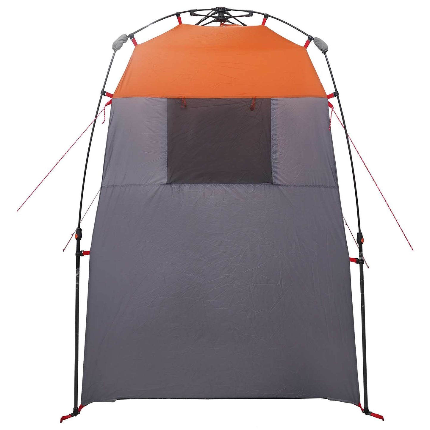 vidaXL Instant Tent 2-Person Quick-Release 2-Person Grey and Orange - 160 x 160 x 227 cm