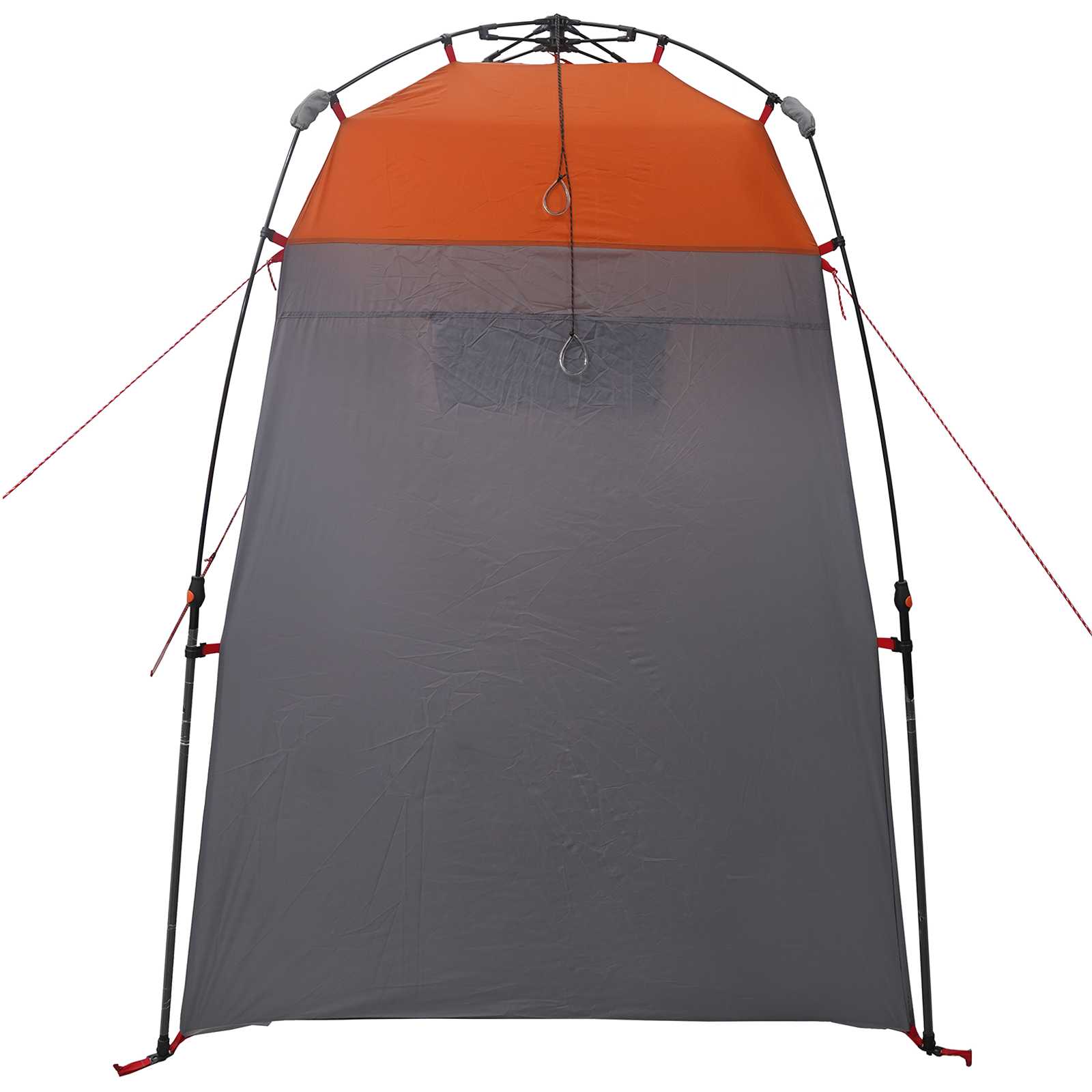vidaXL Instant Tent 2-Person Quick-Release 2-Person Grey and Orange - 160 x 160 x 227 cm