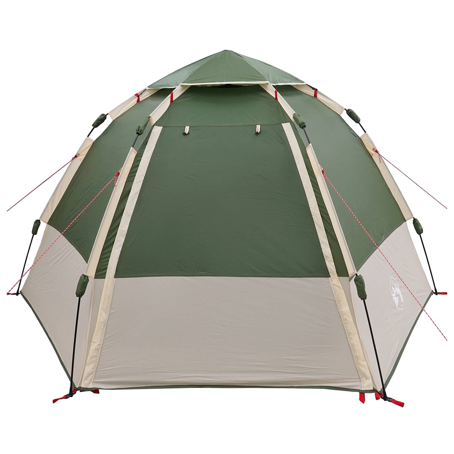 vidaXL Instant Tent with Rainfly 4-Person Quick-Release 4-Person Green - 280 x 280 x 160 cm