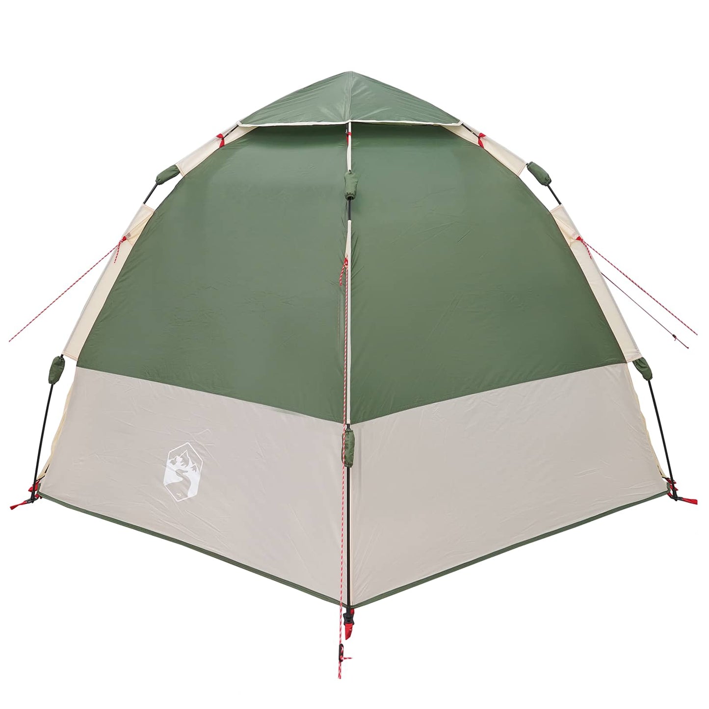 vidaXL Instant Tent with Rainfly 4-Person Quick-Release 4-Person Green - 280 x 280 x 160 cm