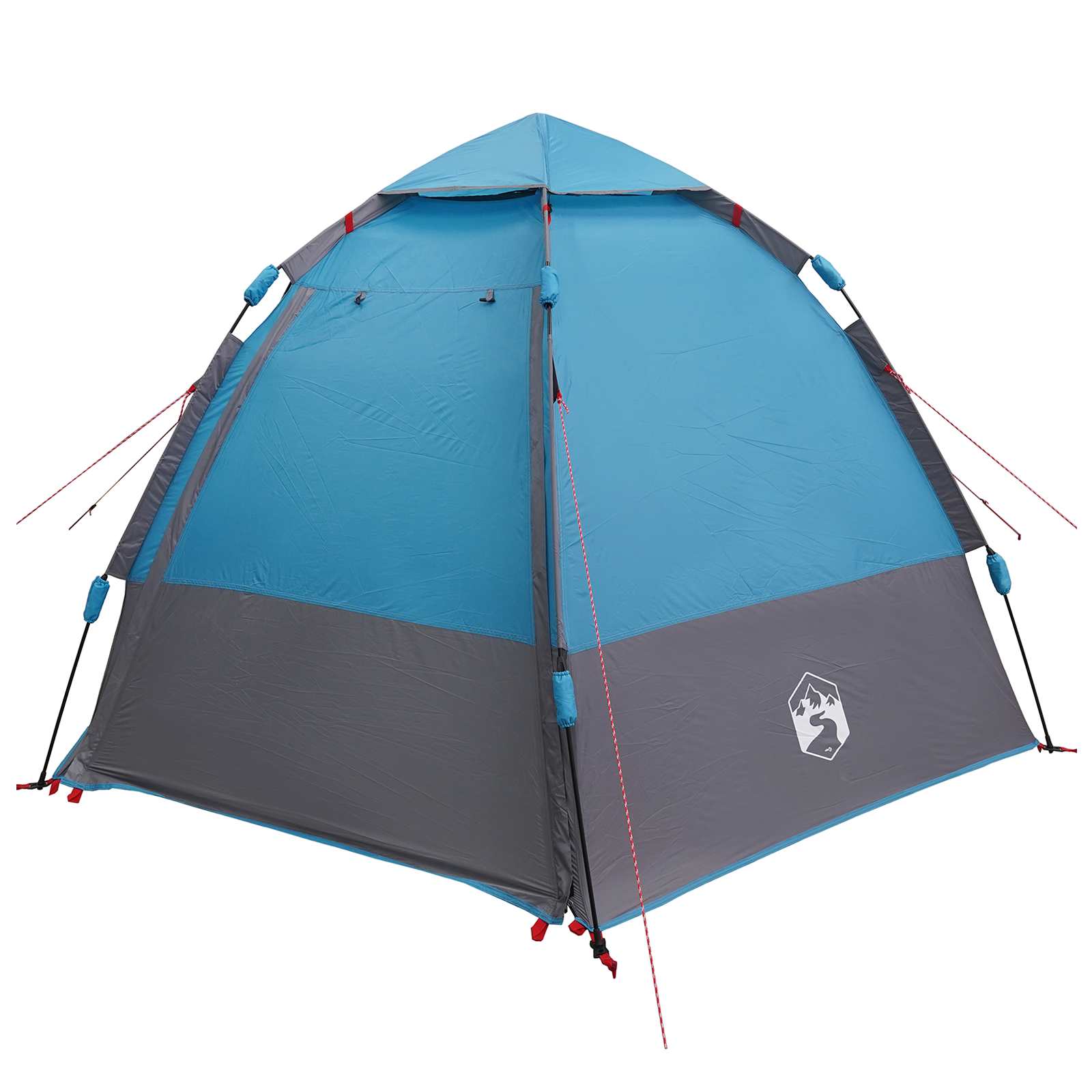 vidaXL Instant Tent with Rainfly 4-Person Quick-Release 4-Person Blue - 280 x 280 x 160 cm
