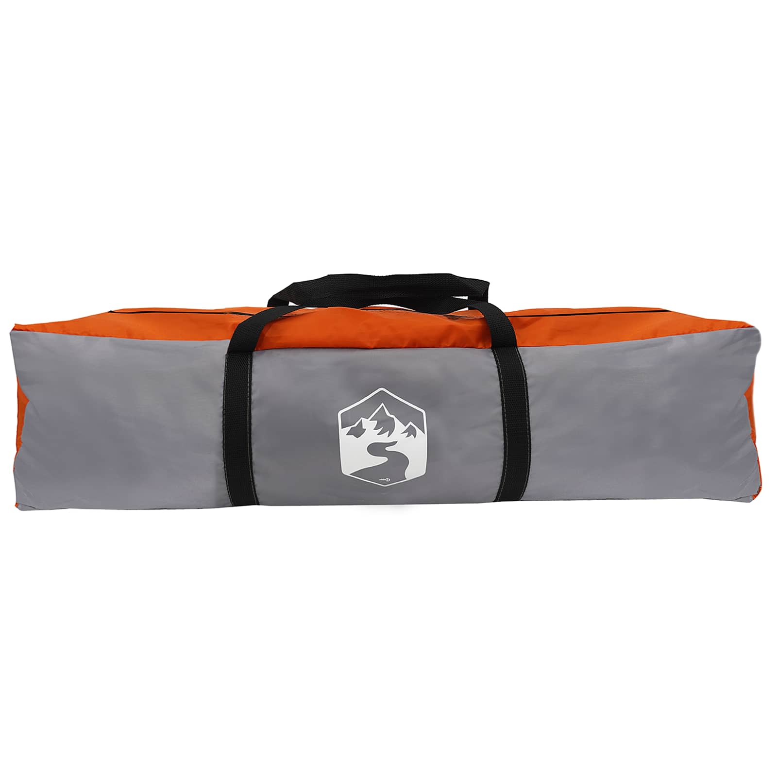 vidaXL Instant Tent with Rainfly 3-Person Quick-Release 3-Person - Grey - 205 x 205 x 143 cm
