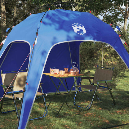 vidaXL Instant Tent 4-Person Quick-Release 4-Person Azure Blue - Green - 260 x 260 x 197 cm