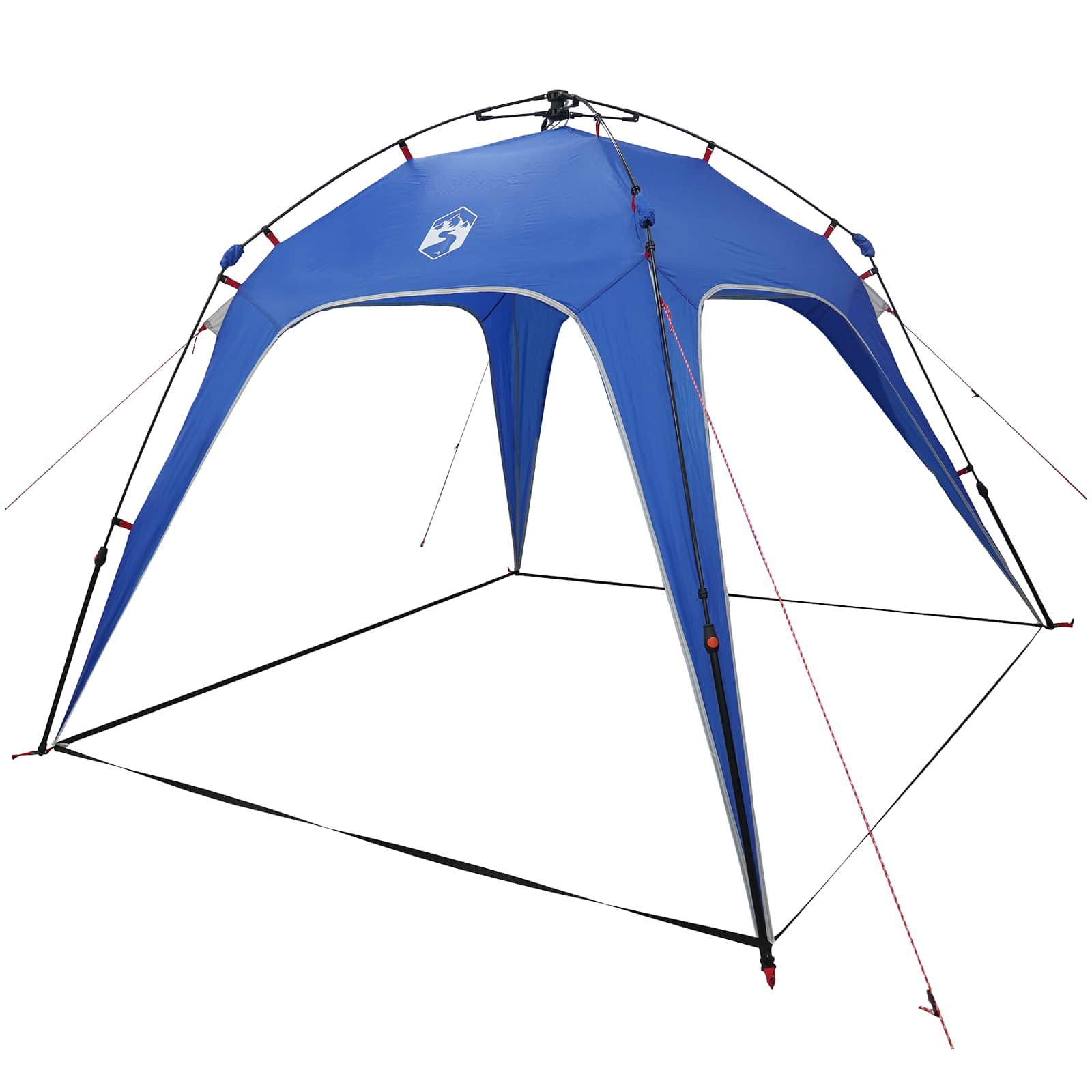 vidaXL Instant Tent 4-Person Quick-Release 4-Person Azure Blue - Green - 260 x 260 x 197 cm