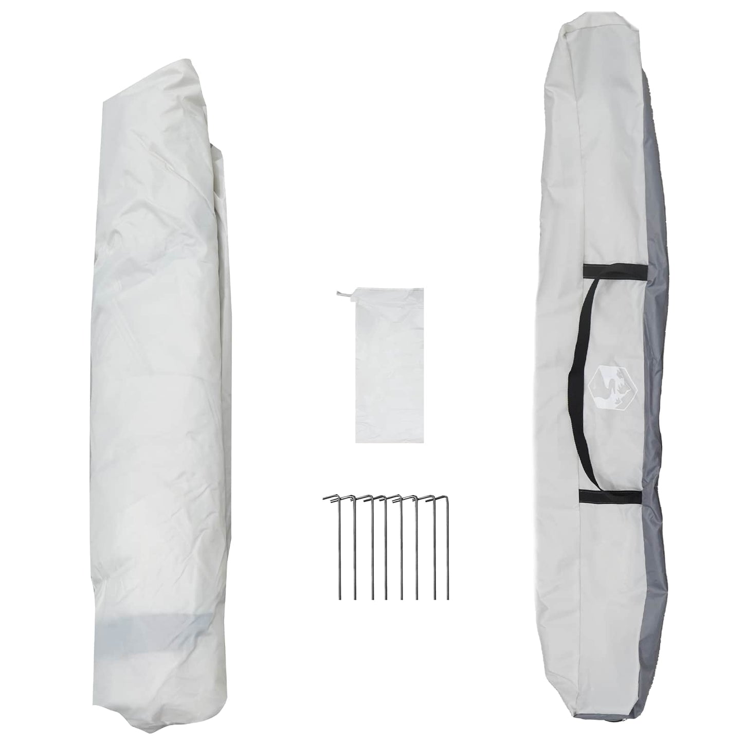 vidaXL Instant Tent 4-Person Quick-Release 4-Person Grey - 260 x 260 x 197 cm