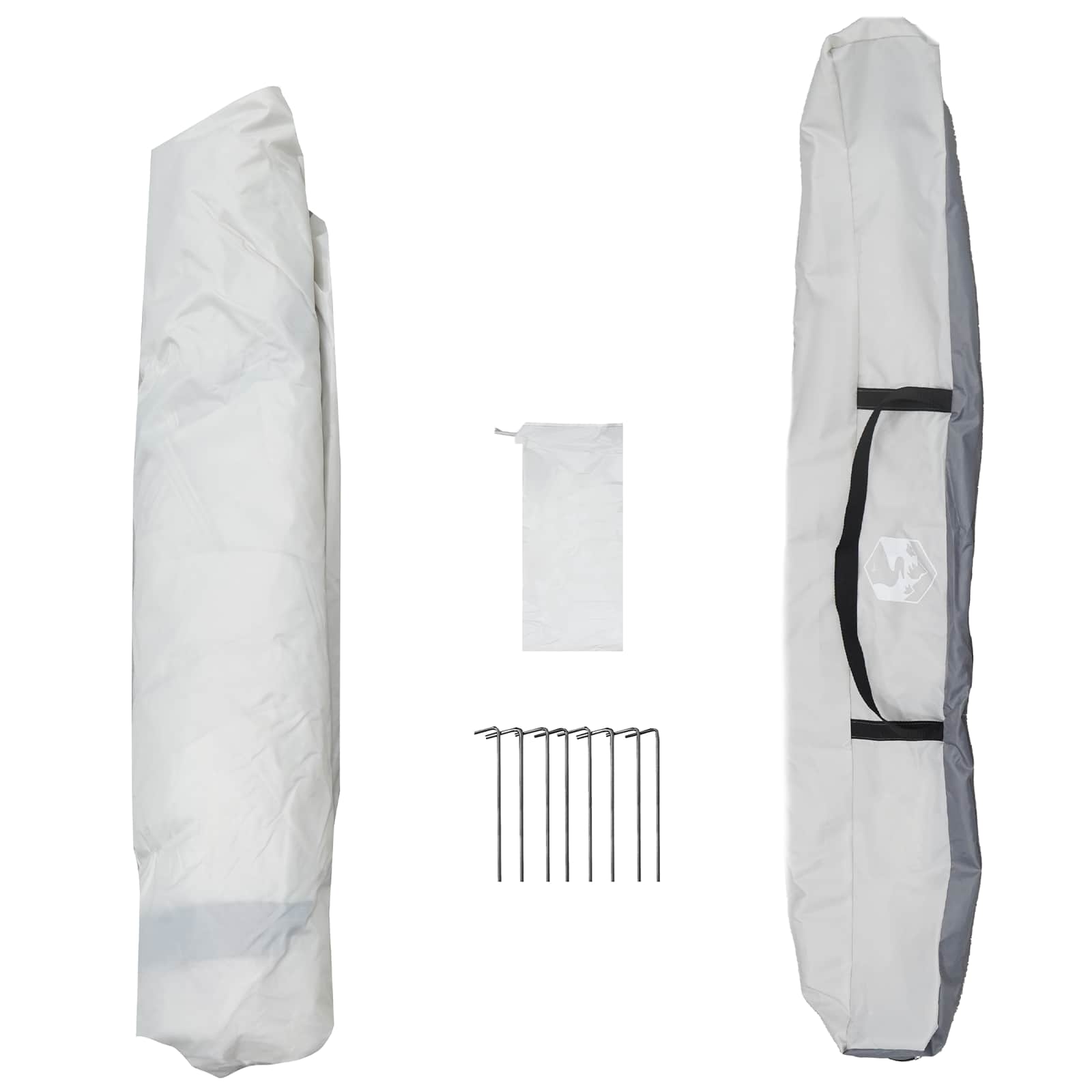vidaXL Instant Tent 4-Person Quick-Release 4-Person Grey - 260 x 260 x 197 cm