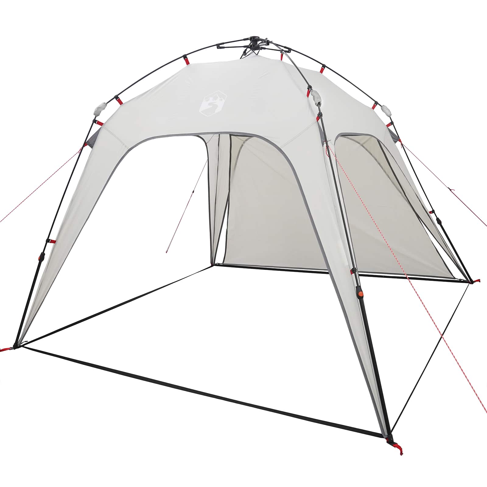 vidaXL Instant Tent 4-Person Quick-Release 4-Person Grey - 260 x 260 x 197 cm