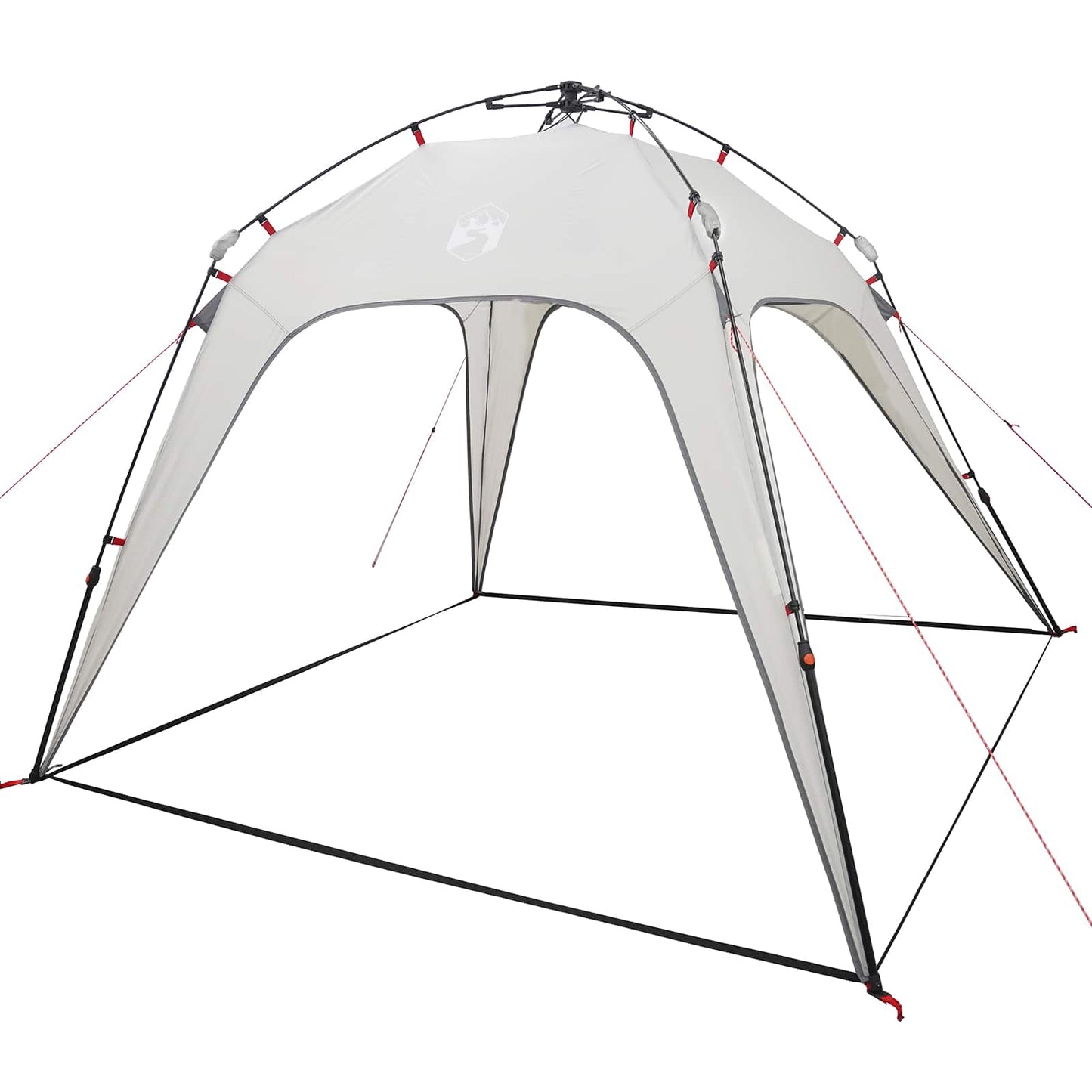 vidaXL Instant Tent 4-Person Quick-Release 4-Person Grey - 260 x 260 x 197 cm
