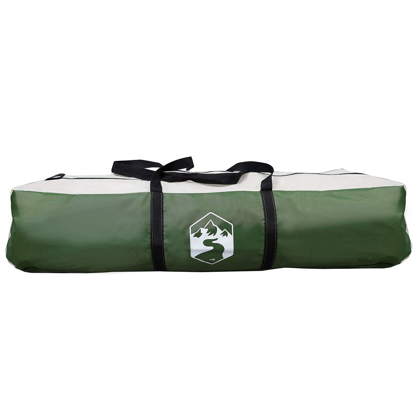 vidaXL Instant Tent with Rainfly 12-Person Quick-Release Green - 458 x 458 x 230 cm