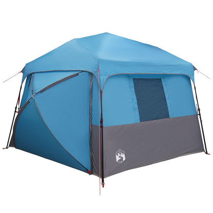 vidaXL Instant Tent with Rainfly 12-Person Quick-Release Blue - 458 x 458 x 230 cm