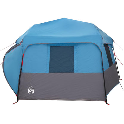 vidaXL Instant Tent with Rainfly 12-Person Quick-Release Blue - 458 x 458 x 230 cm