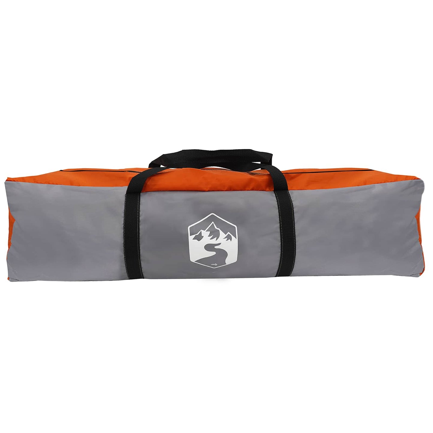 vidaXL Instant Tent with Rainfly 12-Person Quick-Release with Roof - Grey - 458 x 458 x 230 cm